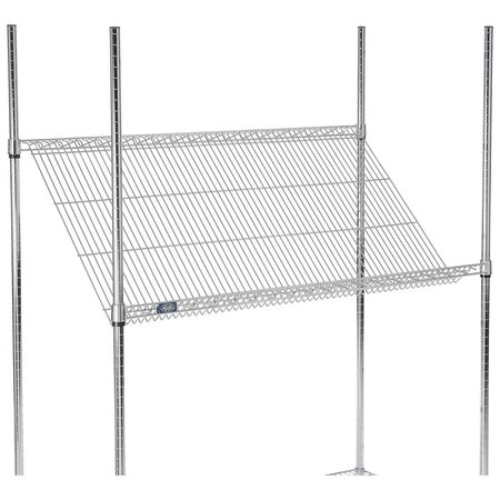 GLOBAL INDUSTRIAL Chrome Wire Slant Shelf, 48x24 331CP6